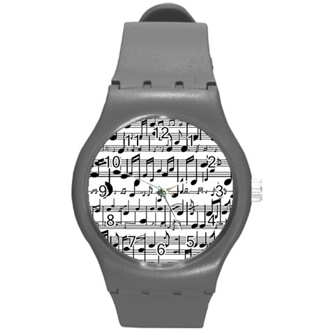 Harmonize Your Soul Round Plastic Sport Watch (M) from ArtsNow.com Front