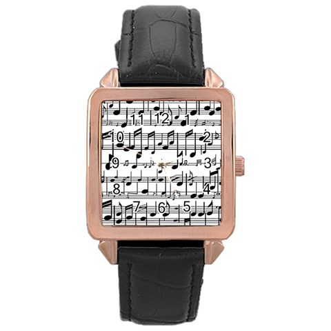 Harmonize Your Soul Rose Gold Leather Watch  from ArtsNow.com Front