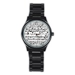 Harmonize Your Soul Stainless Steel Round Watch