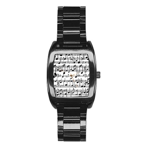 Harmonize Your Soul Stainless Steel Barrel Watch from ArtsNow.com Front