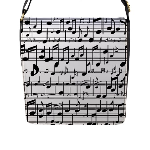 Harmonize Your Soul Flap Closure Messenger Bag (L) from ArtsNow.com Front