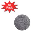 Fuck You Phrase Sketchy Drawing Motif Random Pattern Black Backgrond 1  Mini Magnet (10 pack) 