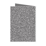 Fuck You Phrase Sketchy Drawing Motif Random Pattern Black Backgrond Mini Greeting Cards (Pkg of 8)