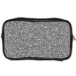 Fuck You Phrase Sketchy Drawing Motif Random Pattern Black Backgrond Toiletries Bag (One Side)