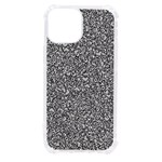 Fuck You Phrase Sketchy Drawing Motif Random Pattern Black Backgrond iPhone 13 mini TPU UV Print Case