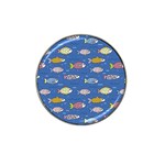 Sea Fish Blue Submarine Animals Patteen Hat Clip Ball Marker