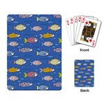 Sea Fish Blue Submarine Animals Patteen Playing Cards Single Design (Rectangle)