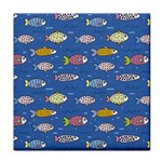 Sea Fish Blue Submarine Animals Patteen Face Towel