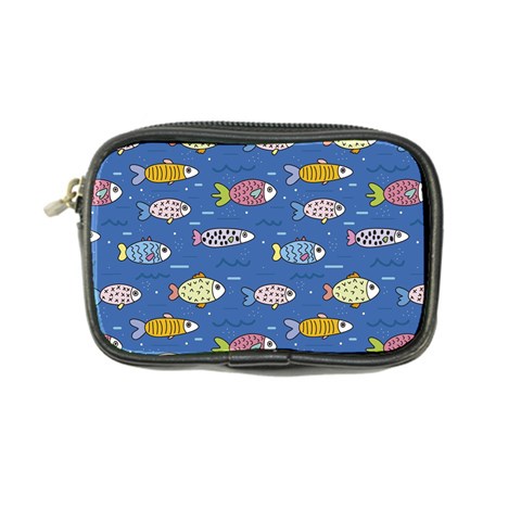 Sea Fish Blue Submarine Animals Patteen Coin Purse from ArtsNow.com Front