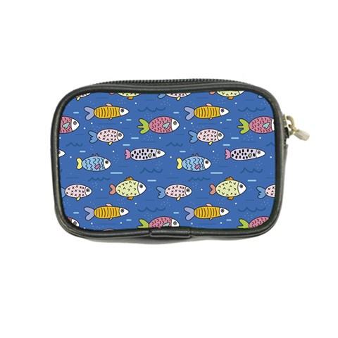 Sea Fish Blue Submarine Animals Patteen Coin Purse from ArtsNow.com Back