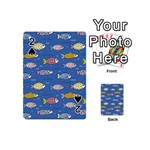 Sea Fish Blue Submarine Animals Patteen Playing Cards 54 Designs (Mini)