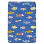 Sea Fish Blue Submarine Animals Patteen Removable Flap Cover (L)