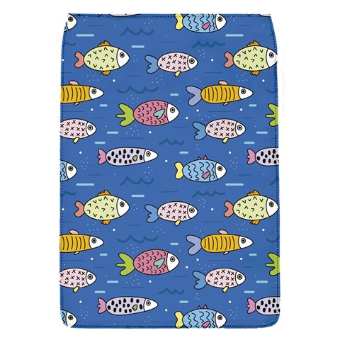 Sea Fish Blue Submarine Animals Patteen Removable Flap Cover (S) from ArtsNow.com Front