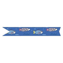 Sea Fish Blue Submarine Animals Patteen Midi Wrap Pencil Skirt from ArtsNow.com Hem