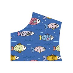 Sea Fish Blue Submarine Animals Patteen Women s Button Up Vest from ArtsNow.com Top Left