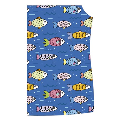 Sea Fish Blue Submarine Animals Patteen Women s Button Up Vest from ArtsNow.com Front Left