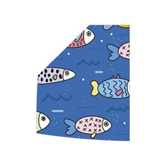 Sea Fish Blue Submarine Animals Patteen Women s Button Up Vest from ArtsNow.com Right Pocket