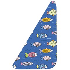 Sea Fish Blue Submarine Animals Patteen Belt Pouch Bag (Large) from ArtsNow.com Front Left