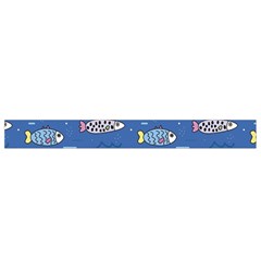 Sea Fish Blue Submarine Animals Patteen Belt Pouch Bag (Large) from ArtsNow.com Bottom