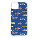 Sea Fish Blue Submarine Animals Patteen iPhone 14 Plus TPU UV Print Case