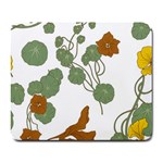 Nasturtium Flowers Plant Leaves Large Mousepad