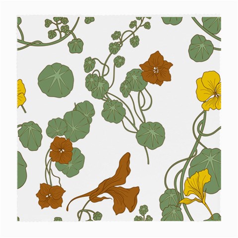 Nasturtium Flowers Plant Leaves Medium Glasses Cloth from ArtsNow.com Front