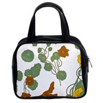 Nasturtium Flowers Plant Leaves Classic Handbag (Two Sides)