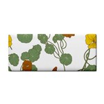 Nasturtium Flowers Plant Leaves Hand Towel