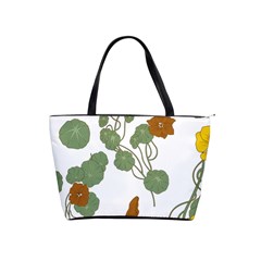 Nasturtium Flowers Plant Leaves Classic Shoulder Handbag from ArtsNow.com Front