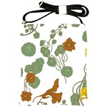 Nasturtium Flowers Plant Leaves Shoulder Sling Bag