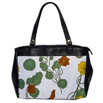 Nasturtium Flowers Plant Leaves Oversize Office Handbag