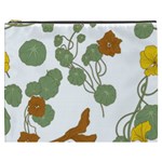 Nasturtium Flowers Plant Leaves Cosmetic Bag (XXXL)