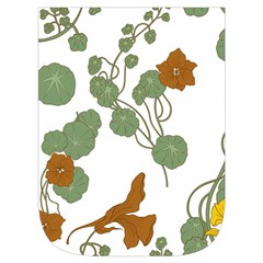 Nasturtium Flowers Plant Leaves Waist Pouch (Small) from ArtsNow.com Front Pocket