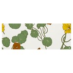 Nasturtium Flowers Plant Leaves Banner and Sign 8  x 3 