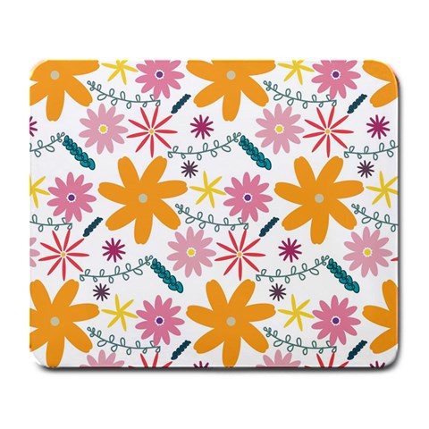 Pattern Background Vintage Floral Large Mousepad from ArtsNow.com Front