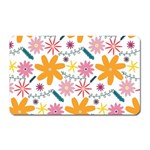 Pattern Background Vintage Floral Magnet (Rectangular)