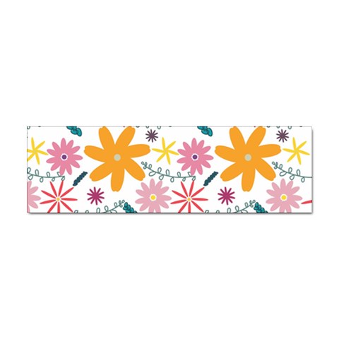 Pattern Background Vintage Floral Sticker Bumper (10 pack) from ArtsNow.com Front