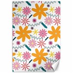 Pattern Background Vintage Floral Canvas 20  x 30 