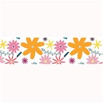 Pattern Background Vintage Floral Large Bar Mat