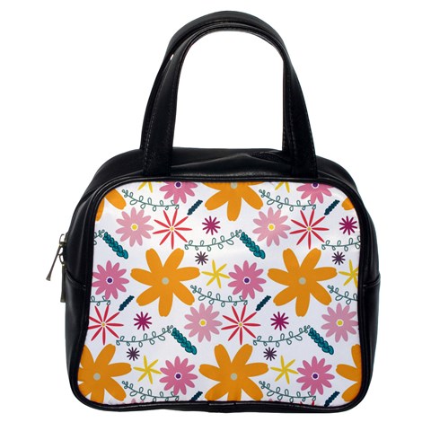 Pattern Background Vintage Floral Classic Handbag (One Side) from ArtsNow.com Front