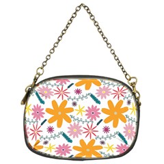 Pattern Background Vintage Floral Chain Purse (Two Sides) from ArtsNow.com Front