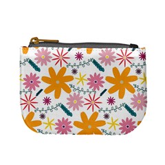 Pattern Background Vintage Floral Mini Coin Purse from ArtsNow.com Front