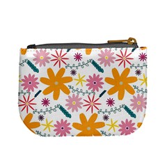 Pattern Background Vintage Floral Mini Coin Purse from ArtsNow.com Back