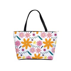 Pattern Background Vintage Floral Classic Shoulder Handbag from ArtsNow.com Front