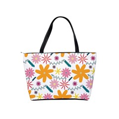 Pattern Background Vintage Floral Classic Shoulder Handbag from ArtsNow.com Back