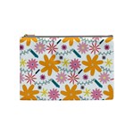 Pattern Background Vintage Floral Cosmetic Bag (Medium)