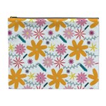 Pattern Background Vintage Floral Cosmetic Bag (XL)