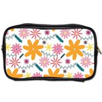 Pattern Background Vintage Floral Toiletries Bag (One Side)