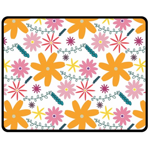 Pattern Background Vintage Floral Fleece Blanket (Medium) from ArtsNow.com 60 x50  Blanket Front