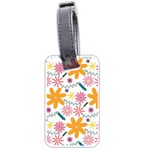 Pattern Background Vintage Floral Luggage Tag (two sides)